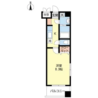 フェルティア【2階】の間取り