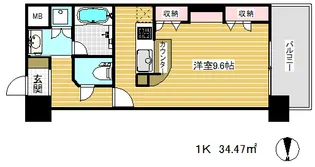 カイセイ新神戸第2【7階】の間取り