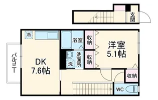カーサ フォレスタ【2階】の間取り