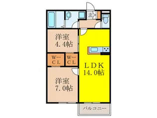 Arendelle Sallier【2階】の間取り