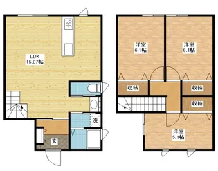 長崎県長崎市滑石4【一戸建】の間取り