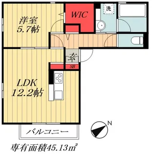 Der Grenze【3階】の間取り