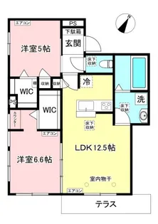 【新築】アリヴィオ白井坂【1階】の間取り