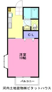 H3ヤナゼパナハイツ【1階】の間取り