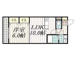 コルテカノンB棟【3階】の間取り