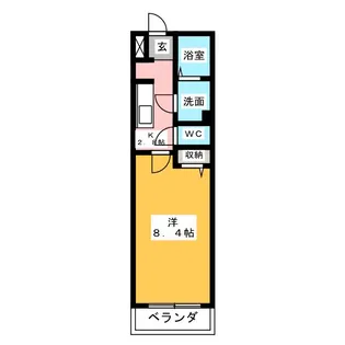 グラディオ岩塚【2階】の間取り