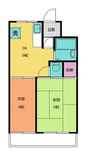 2DKの間取り画像