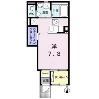 センターヴィレッジIII【1階】の間取り