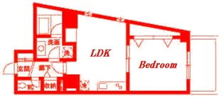 神奈川県横浜市都筑区大丸【マンション】の間取り