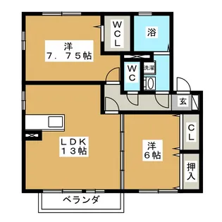 和の家 G棟【2階】の間取り