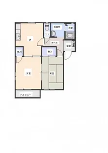 NKコーポ【2階】の間取り