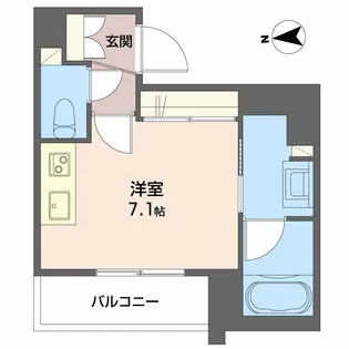 ヴィレッタ鉄砲町【2階】の間取り