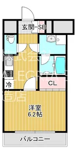大阪府大阪市天王寺区味原町【マンション】の間取り