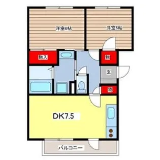 VILLA SAKURA【1階】の間取り