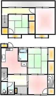 香川県高松市扇町1【一戸建】の間取り