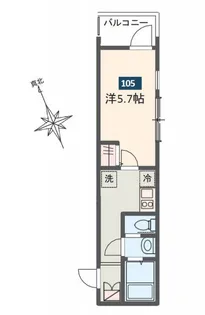 埼玉県さいたま市北区日進町3【アパート】の間取り