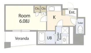 Fiore KP茅ケ崎【2階】の間取り