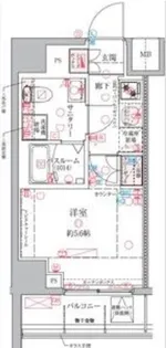 CREVISTA横浜関内【7階】の間取り