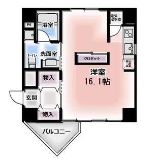 サンフレア日出町【10階】の間取り