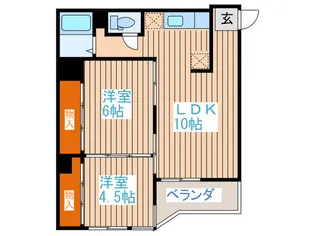 丸繁ビル【4階】の間取り