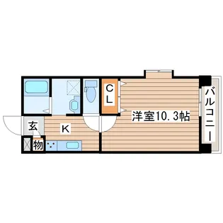 サンパティーク小松島【3階】の間取り