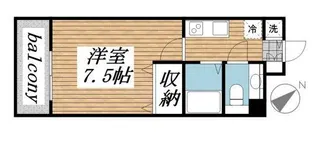 メゾン・ド・ヴィレ渋谷【10階】の間取り