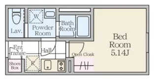 ReveResidence三軒茶屋【1階】の間取り