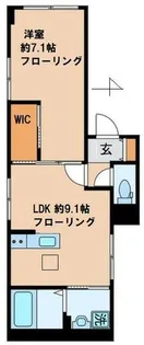 メゾンアサガ【1階】の間取り