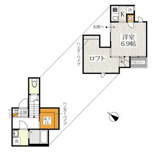 埼玉県さいたま市北区東大成町2【アパート】の間取り