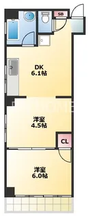 セイワパレス寺山公園【3階】の間取り