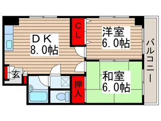 グレース鎌ヶ谷I【2階】の間取り