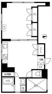 ロイヤルマンション【5階】の間取り