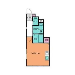エルメゾン伊倉【1階】の間取り