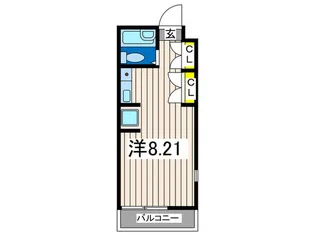 マリーノエル片吹【1階】の間取り
