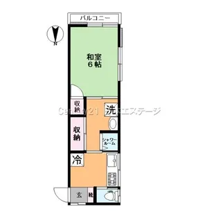 メゾン・ド・たけ【2階】の間取り