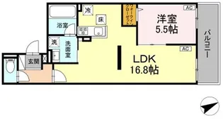D-residence稲城【1階】の間取り