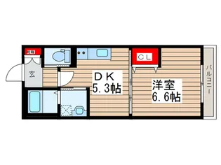 ベレ東向島【2階】の間取り