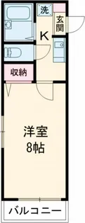 クレール南烏山【2階】の間取り