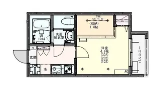 KEIAI RESIDENCE 北越谷【1階】の間取り