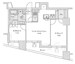 ディームス蔵前Avenue(旧:nido蔵前Avenue)【8階】の間取り