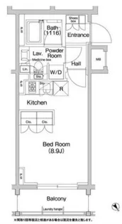 コンフォリア浅草橋【7階】の間取り