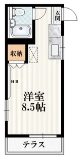 メゾンワダ【2階】の間取り