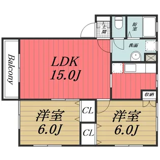 メゾンSE 1【2階】の間取り