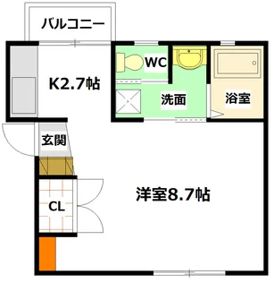 広島県安芸郡府中町青崎東【アパート】の間取り