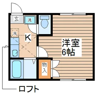 ユニバーサルレジデンス【2階】の間取り