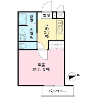 ラテルネ中野本町【3階】の間取り