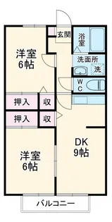 タックB【1階】の間取り