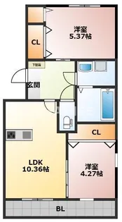 サニーヒル【3階】の間取り