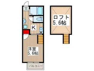 スマイルコ-ト【2階】の間取り