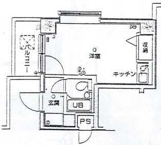 リーセントパレス宮崎【6階】の間取り